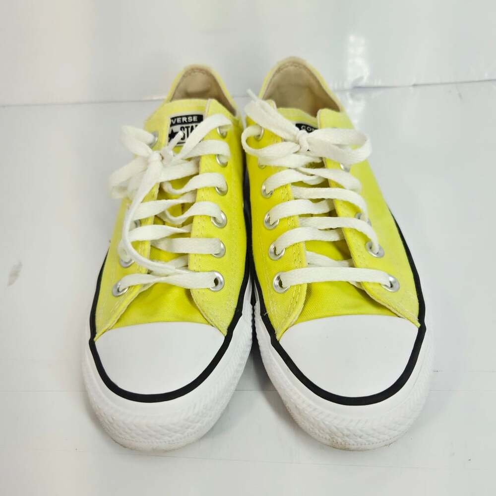 Converse Chuck Taylor All Star Low Size M5/W 7 Yellow Canvas Sneakers